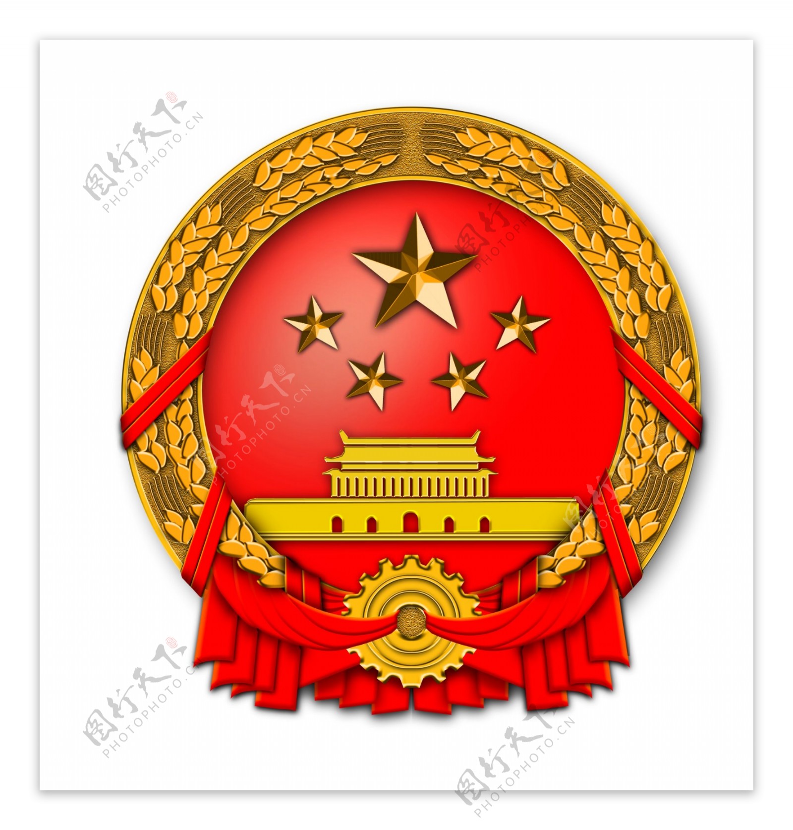 中国国徽矢量图图片