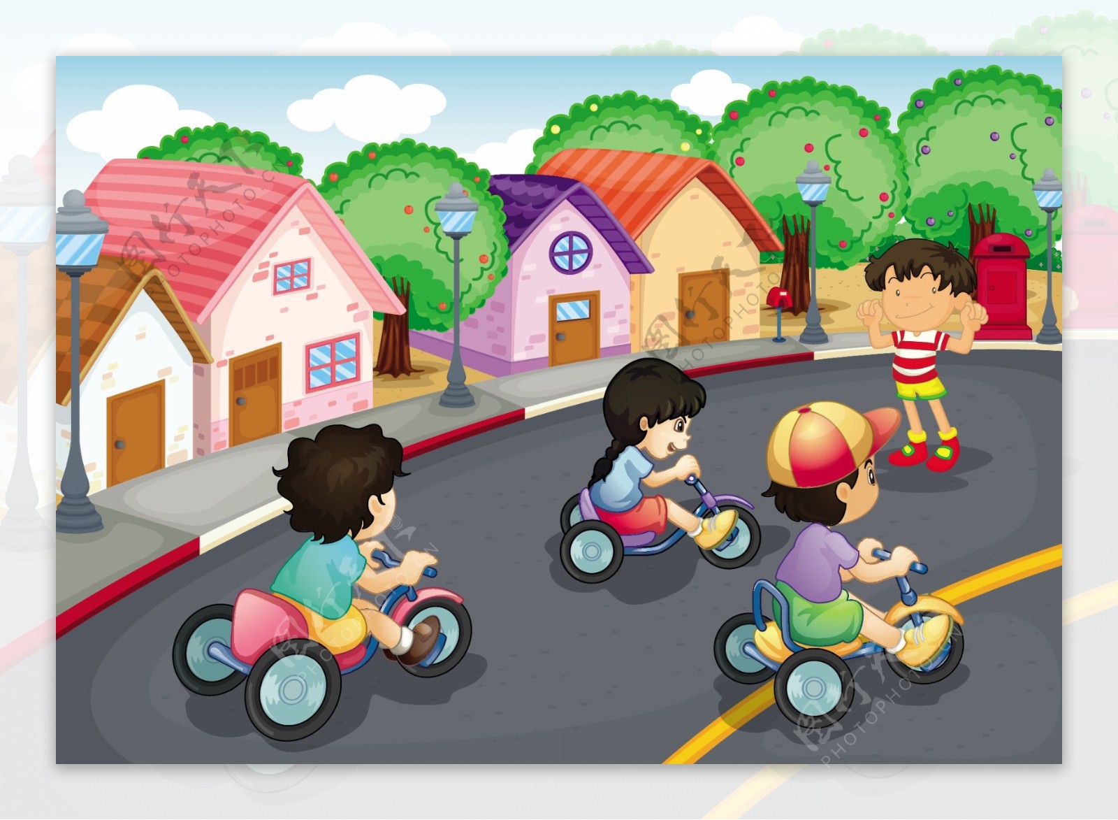 儿童单车比赛