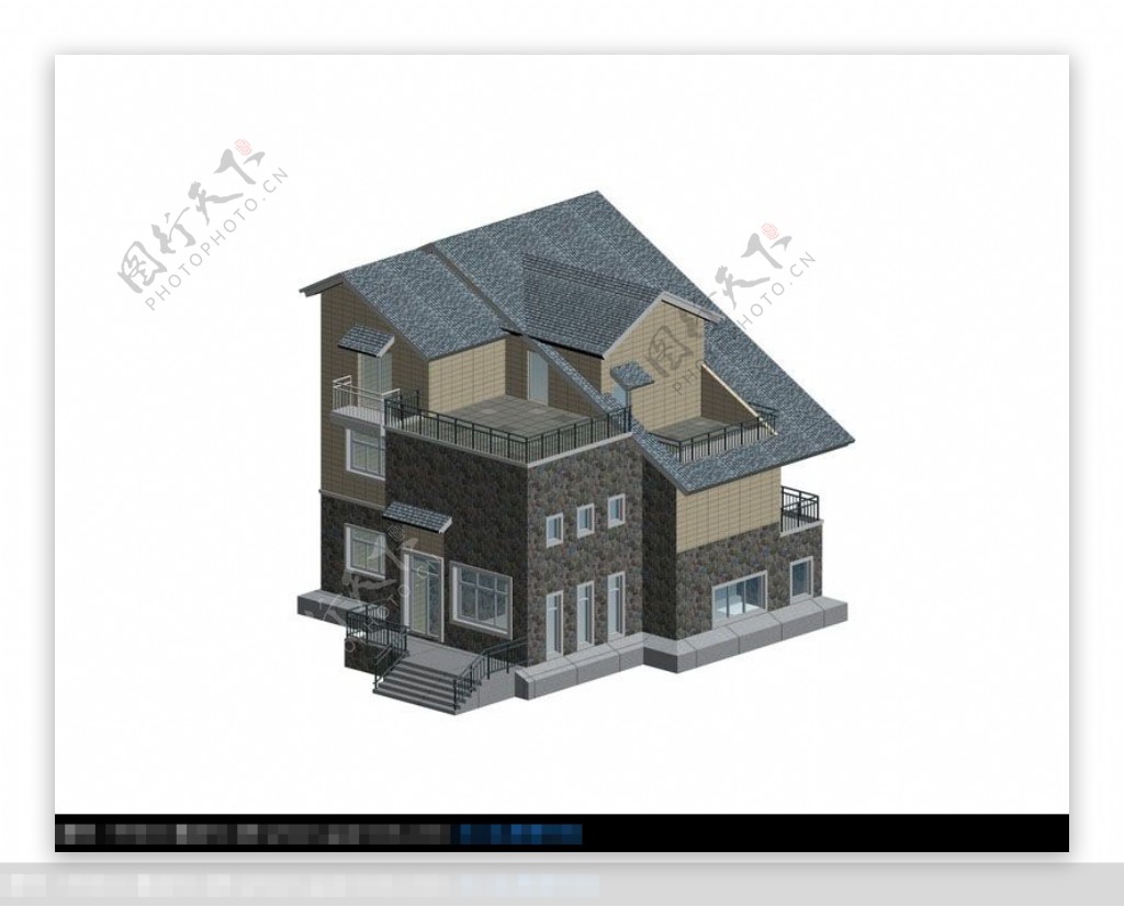 奢华建筑模型