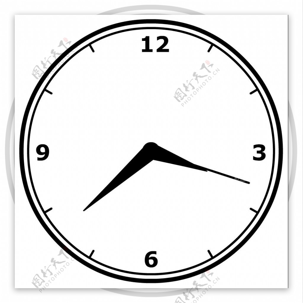 Collection of Wall Clock PNG Black And White. | PlusPNG