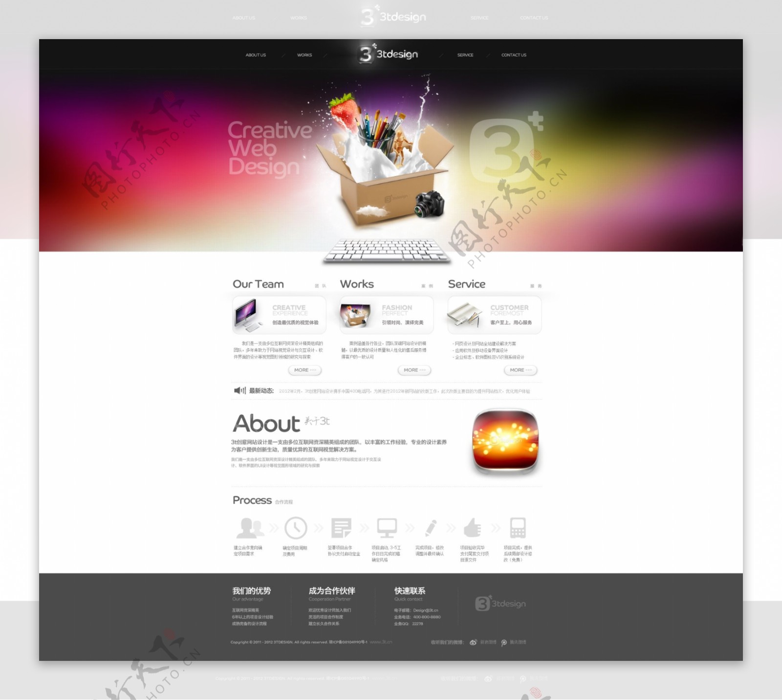 网站页面设计图片