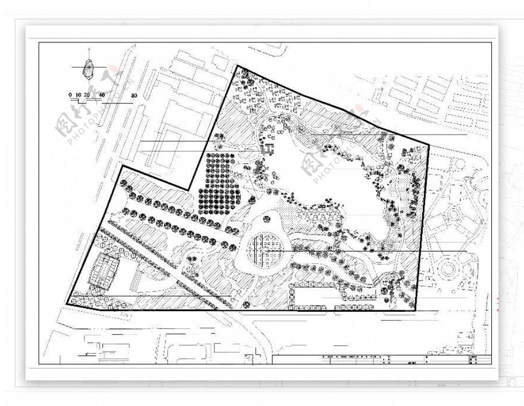 公园规划CAD图纸