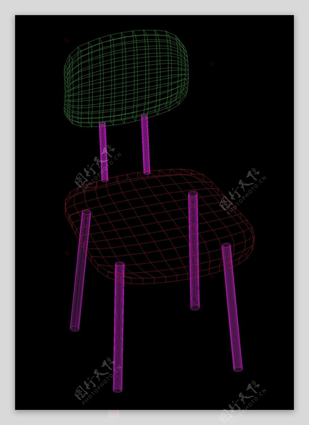 椅子素材cad图稿