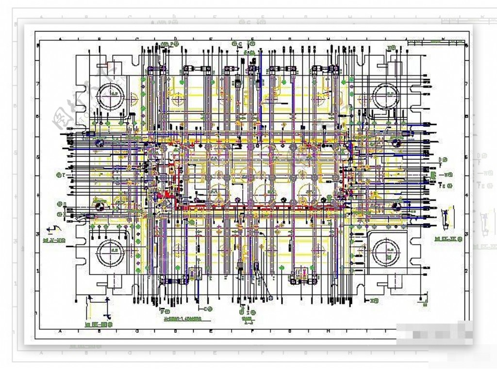 超复杂模具图纸