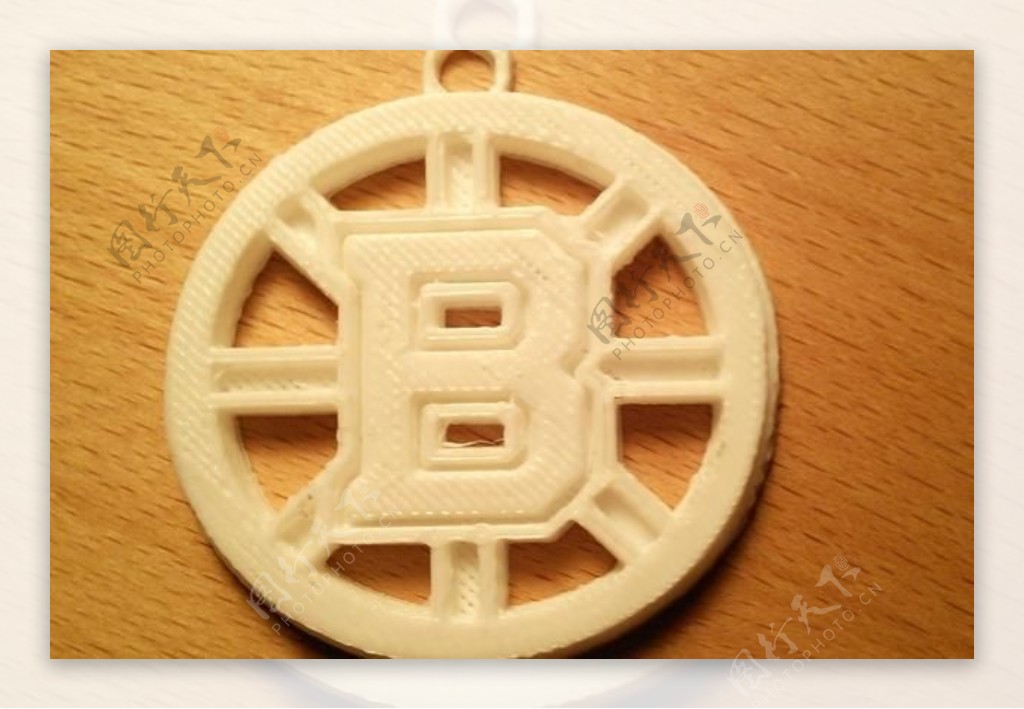 波士顿棕熊队标志的钥匙扣