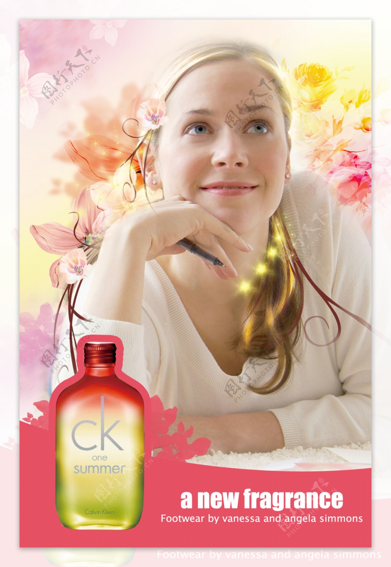 化妆品杂志广告图片