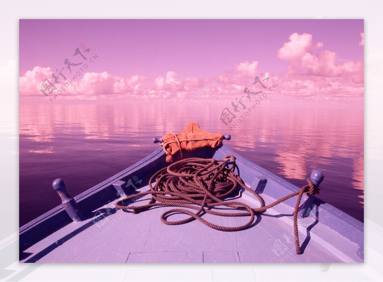 船绳索美景图片