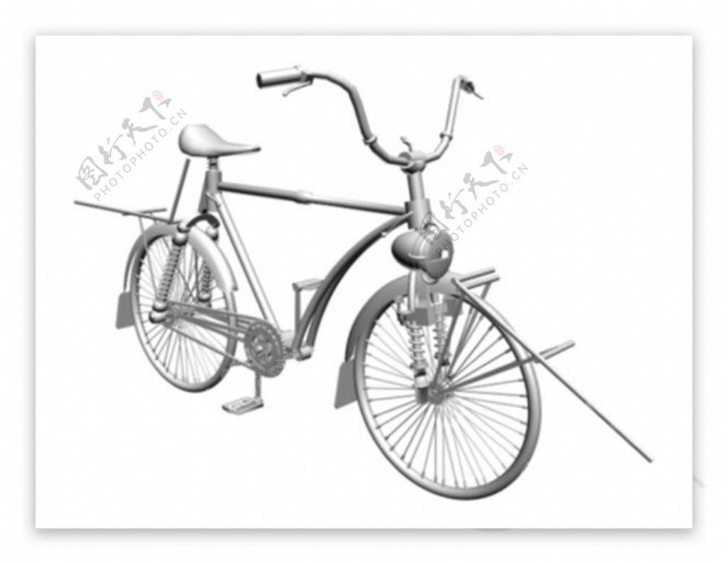 自行车模型图
