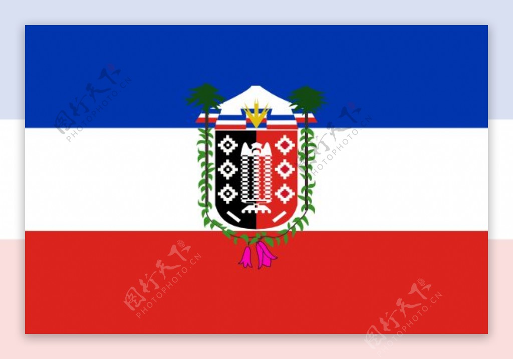 La阿劳卡尼亚智利剪贴画国旗