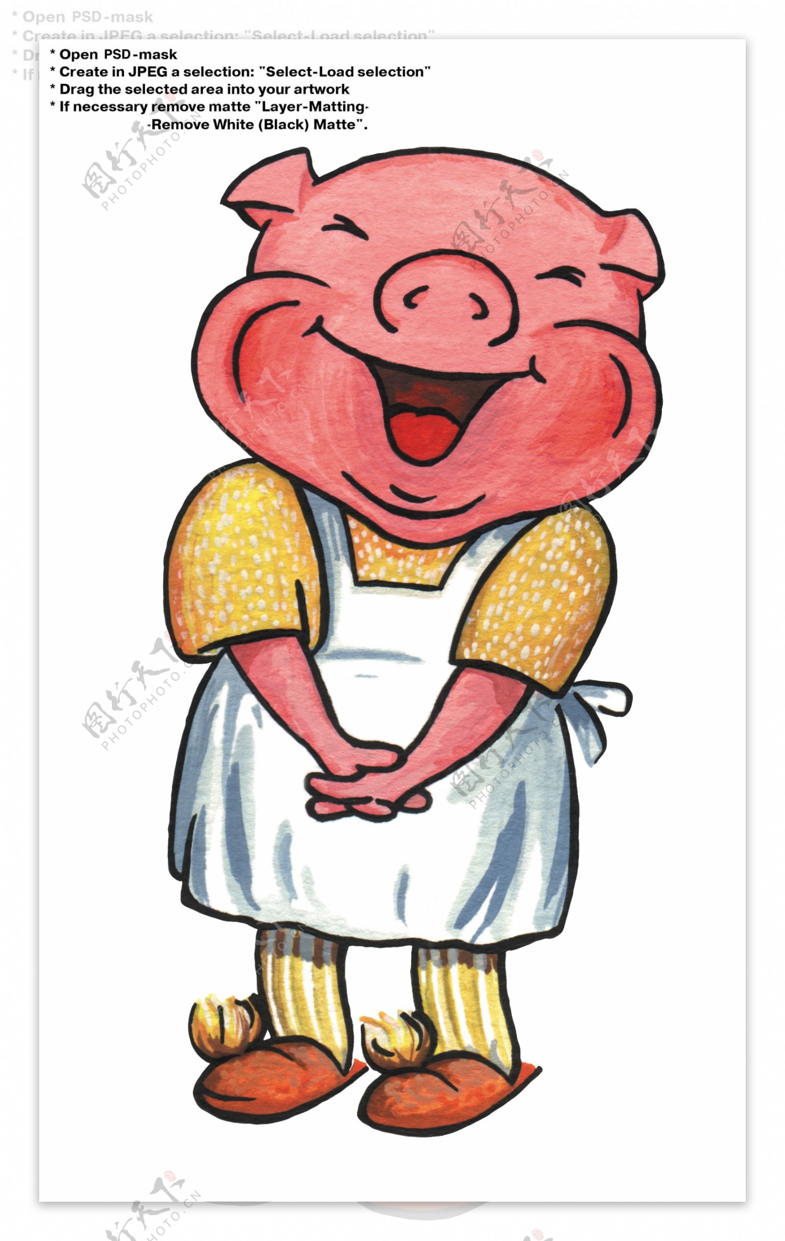 卡通小猪猪