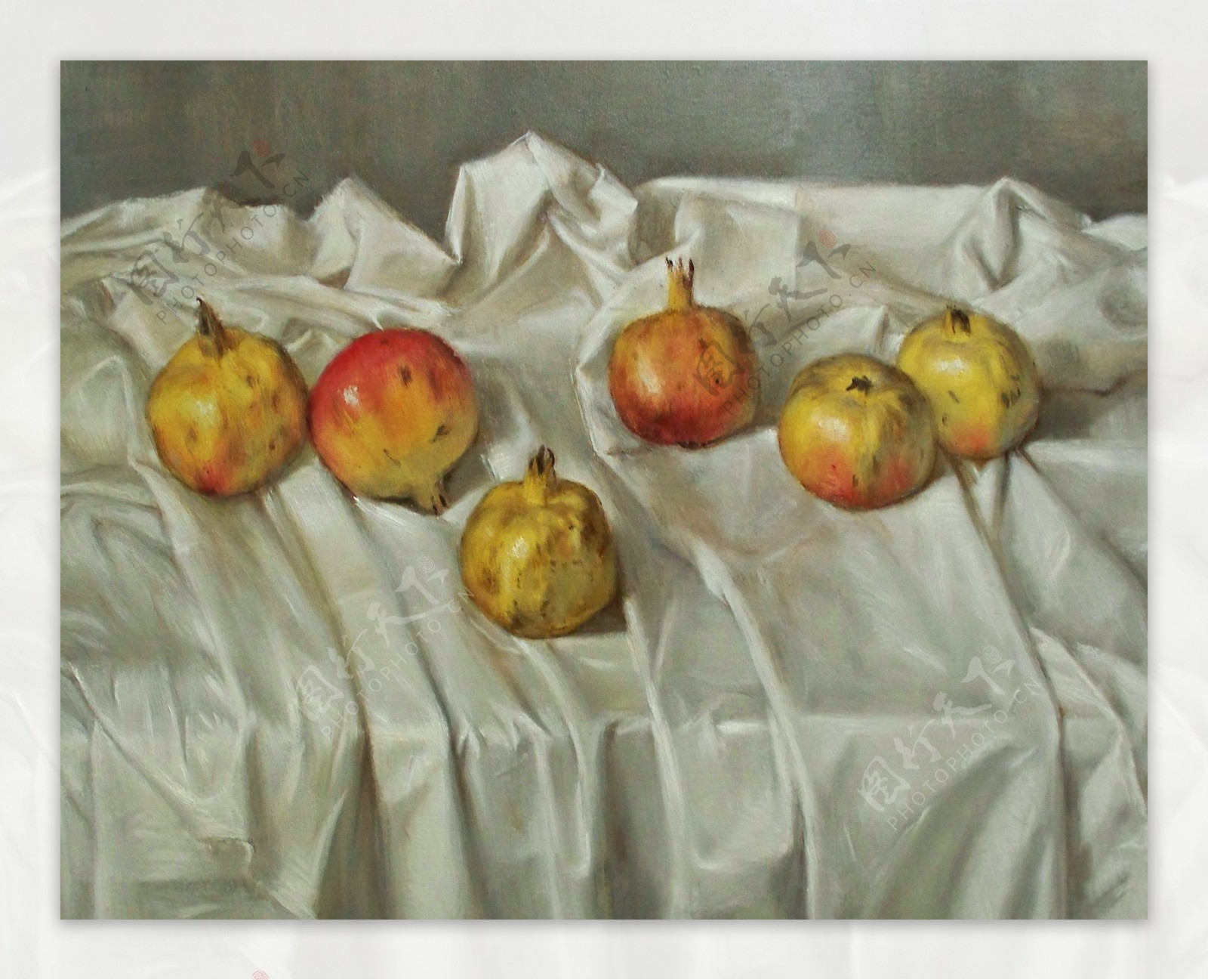 闈欑墿鏋滆敩9018水果疏菜静物油画超写实主义油画静物
