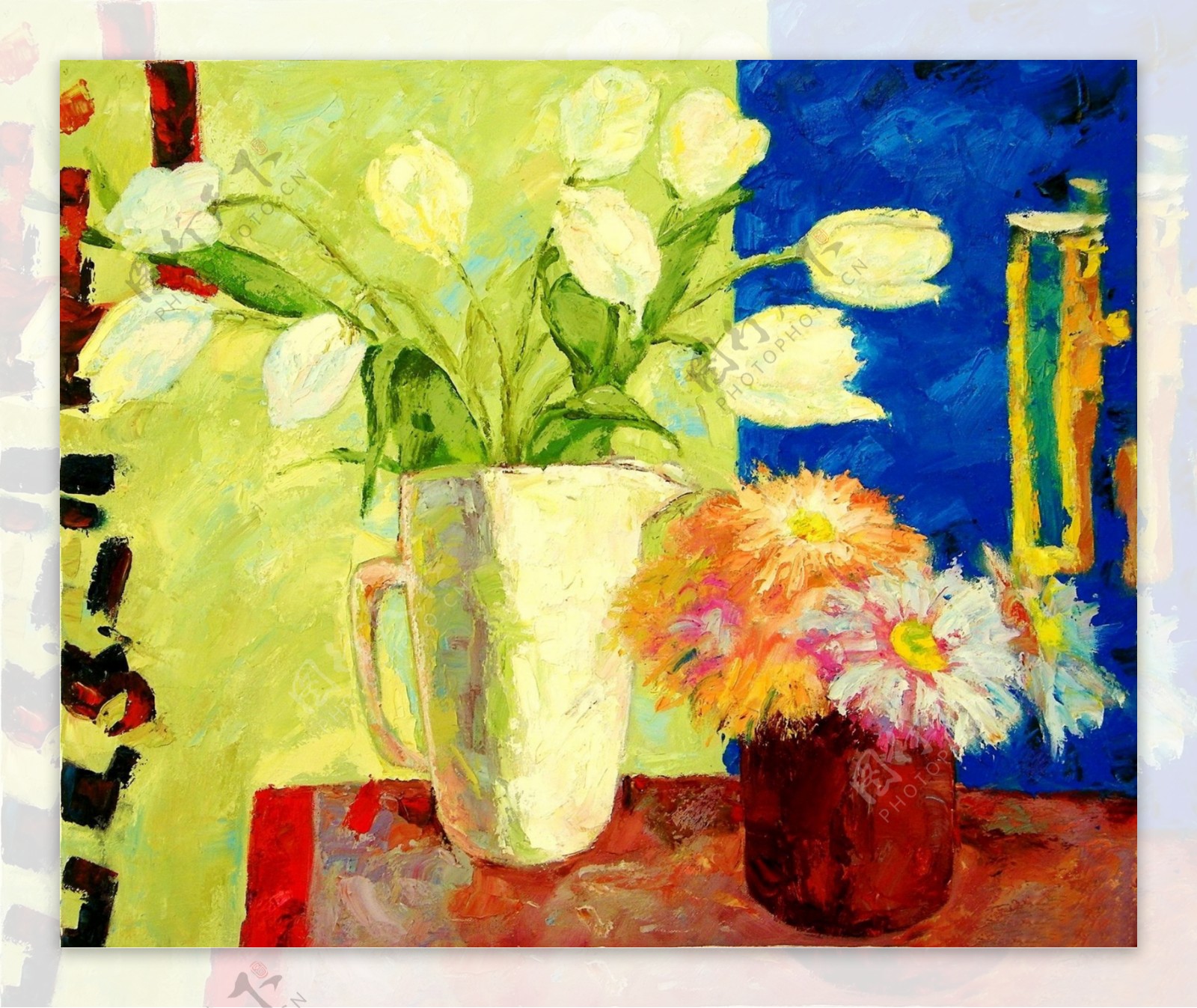 JW11022150花卉水果蔬菜器皿静物印象画派写实主义油画装饰画
