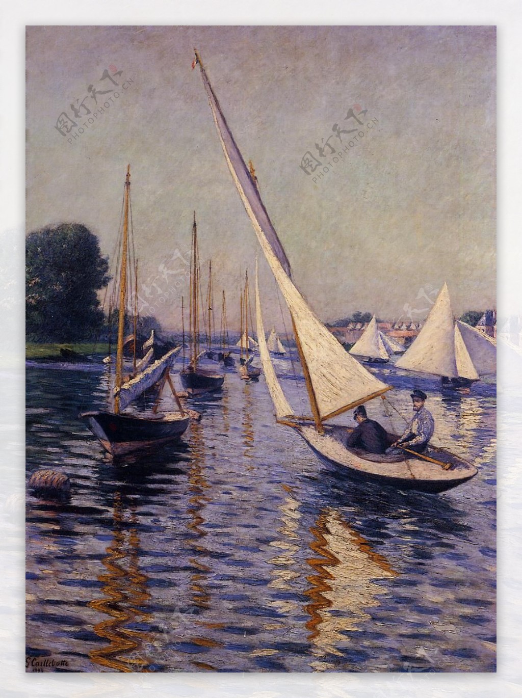 GustaveCaillebotte0055法国画家古斯塔夫卡里伯特gustavecaillebotte印象派人物风景肖像静物油画装饰画