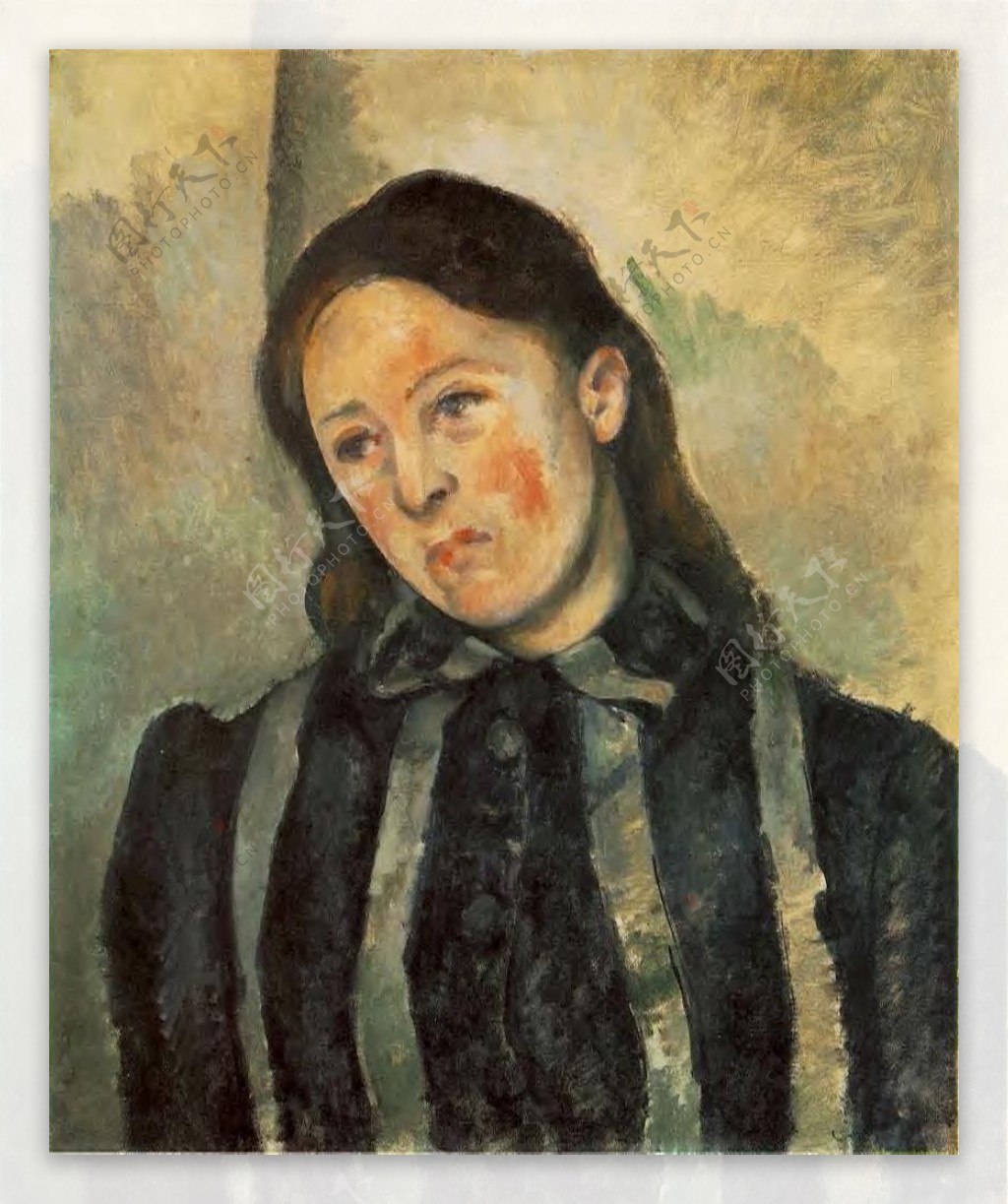 PaulCzanne0056法国画家保罗塞尚paulcezanne后印象派新印象派人物风景肖像静物油画装饰画