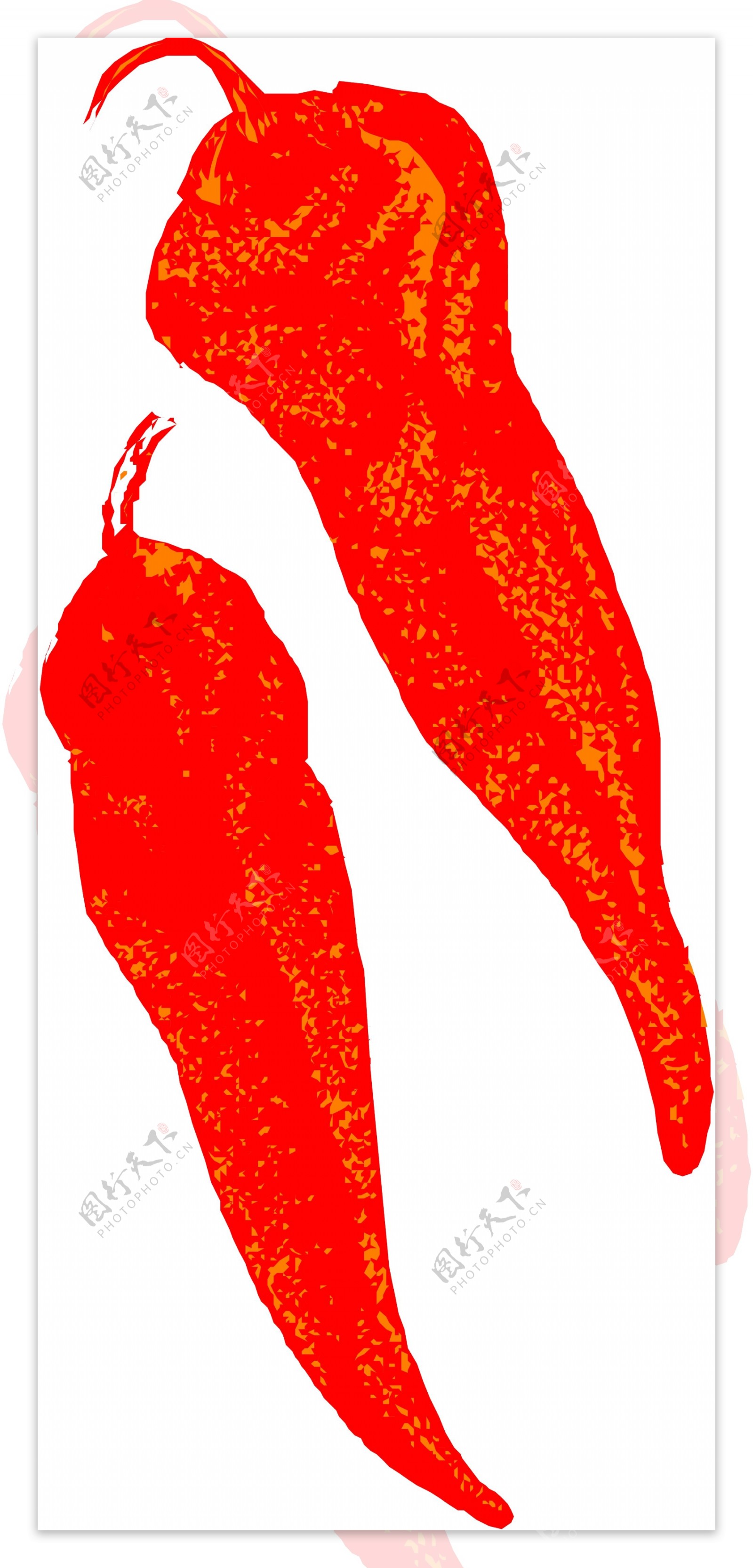 红辣椒矢量图
