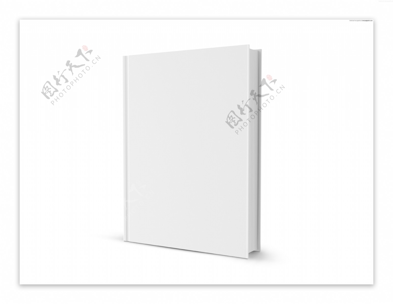 3d超高清白色书籍可做书籍画册封面图片