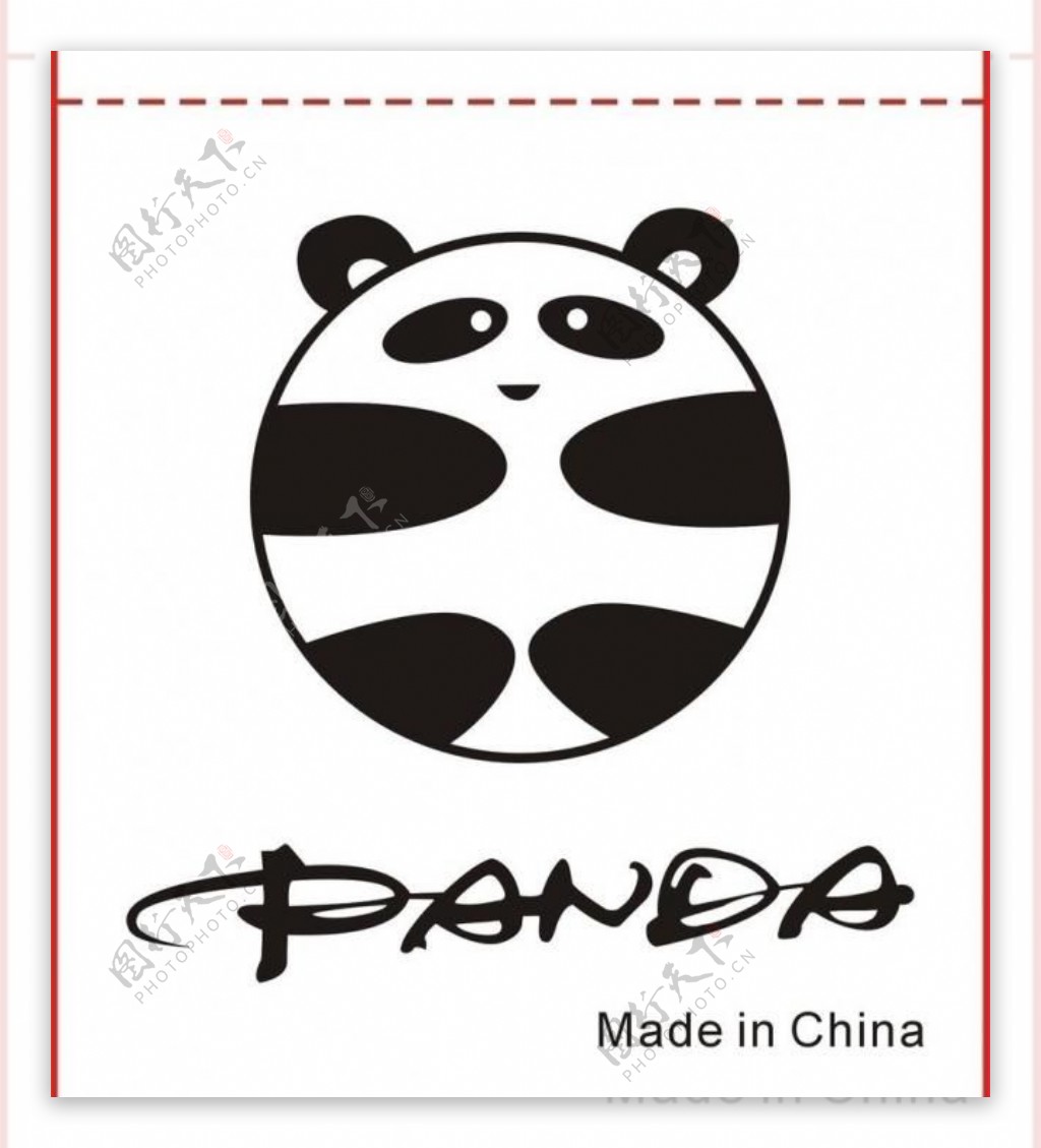 熊猫吊牌吊卡图片