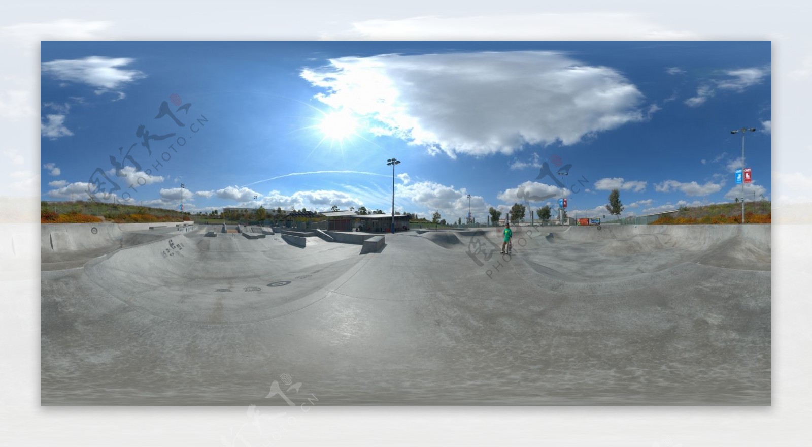 HDR溜冰场地环境贴图
