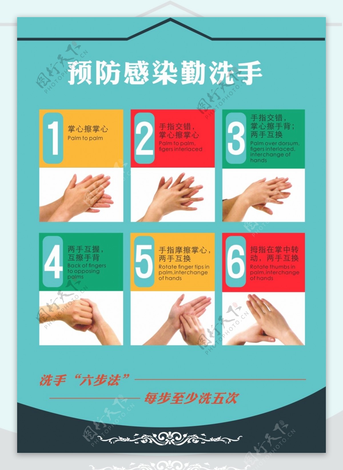 预防感染勤洗手