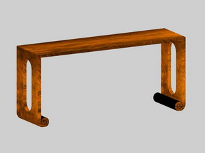 中式桌子3d模型家具效果图57