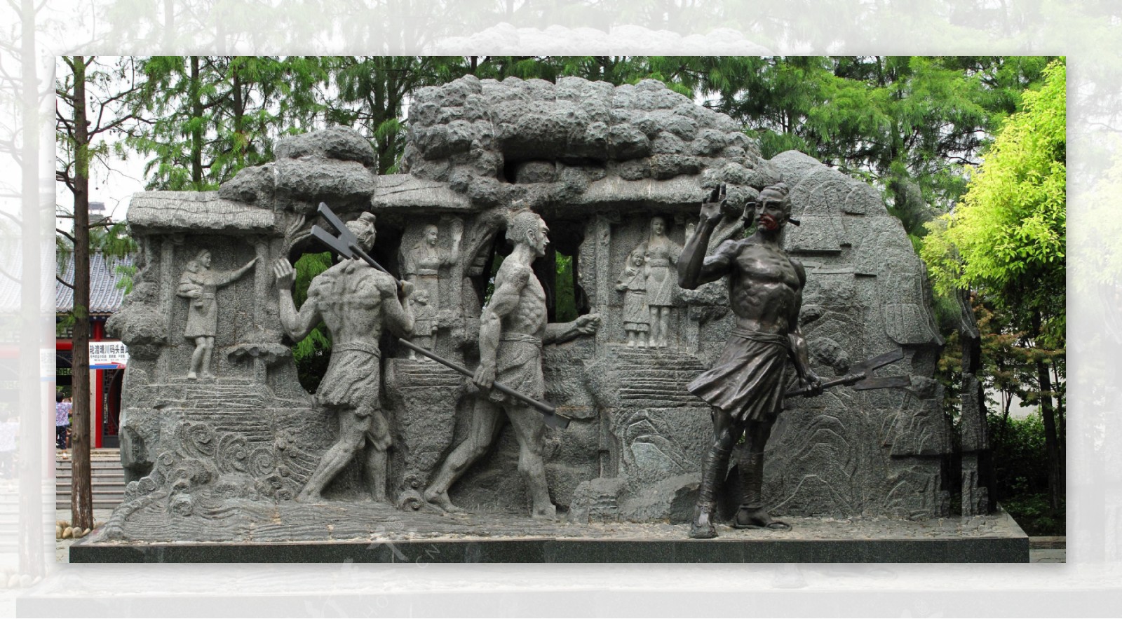 汉阳滩公园雕塑续