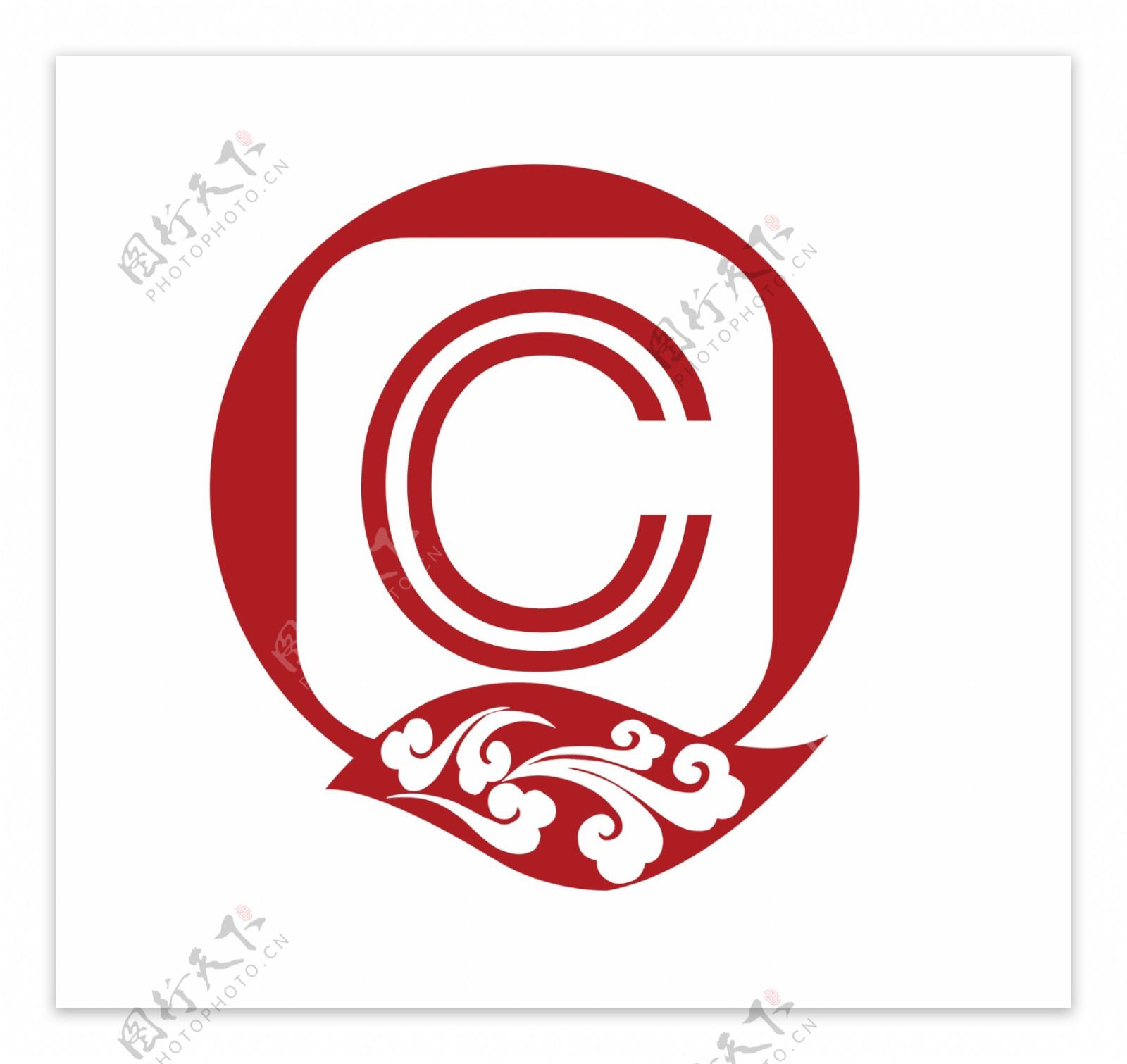 qc字母logo设计图片