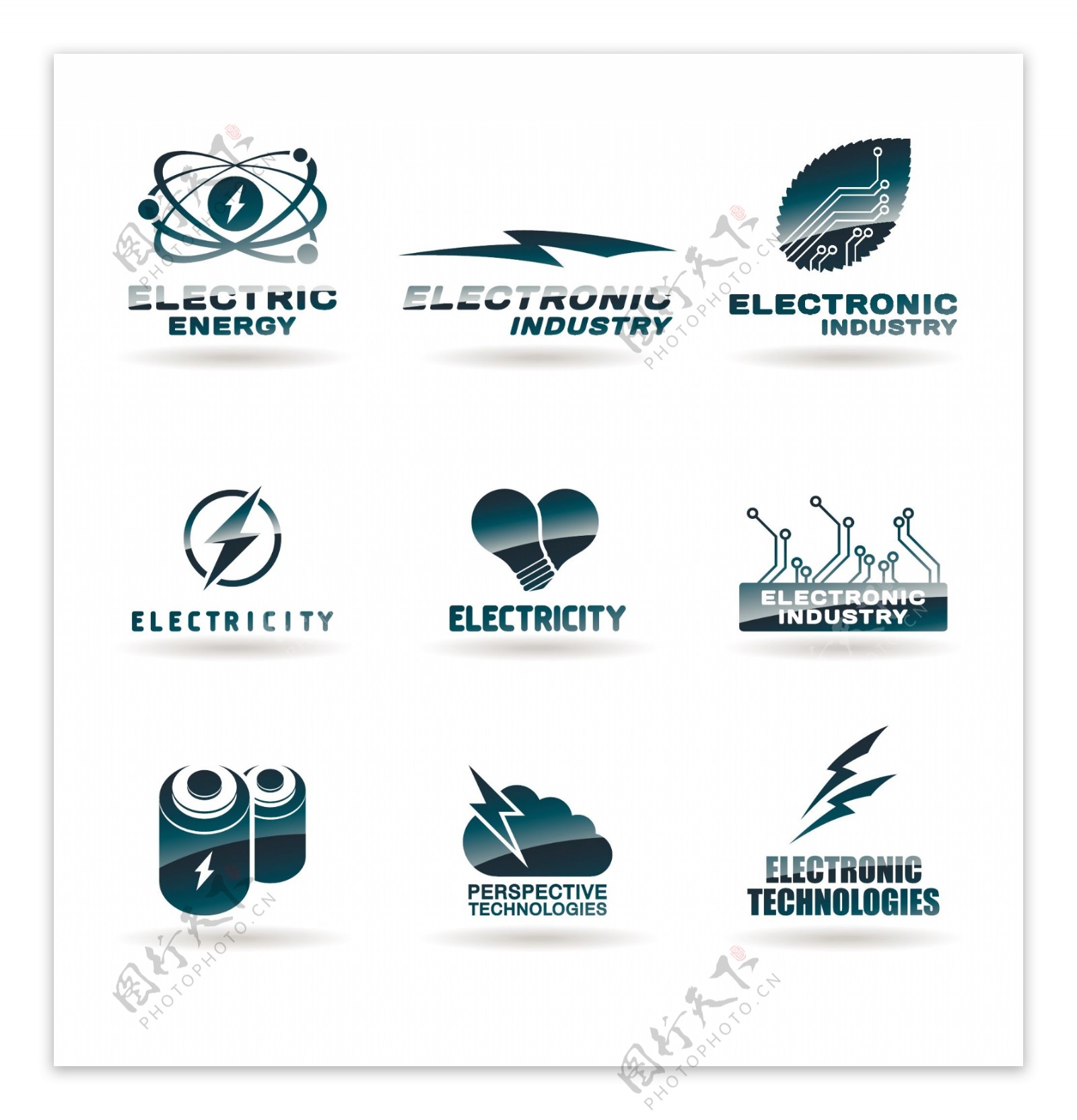 电能企业logo设计图片
