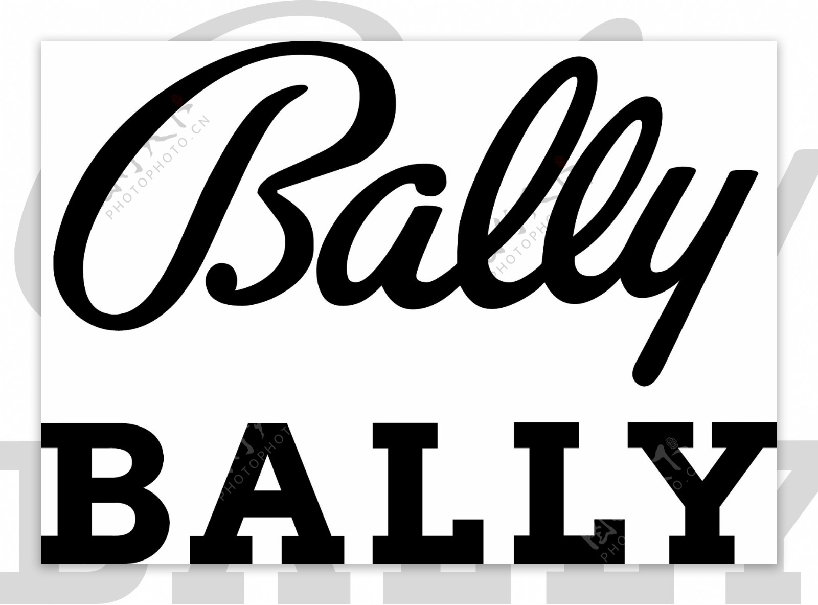 巴利ballylogo矢量图片