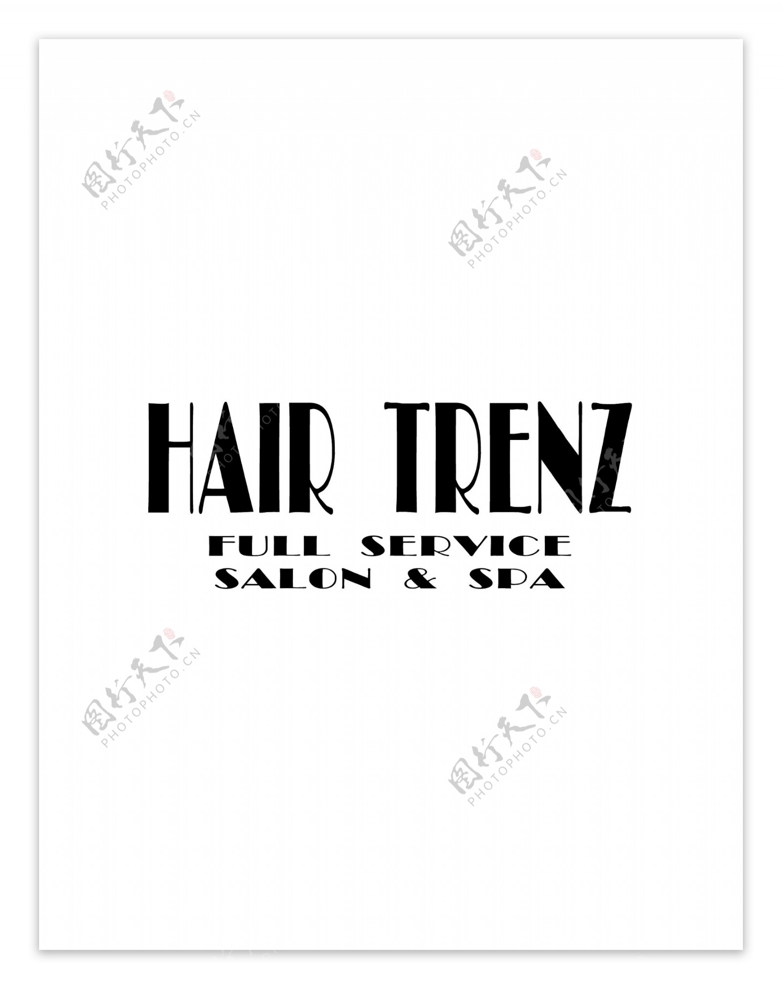 HairTrenzlogo设计欣赏HairTrenz化妆品标志下载标志设计欣赏