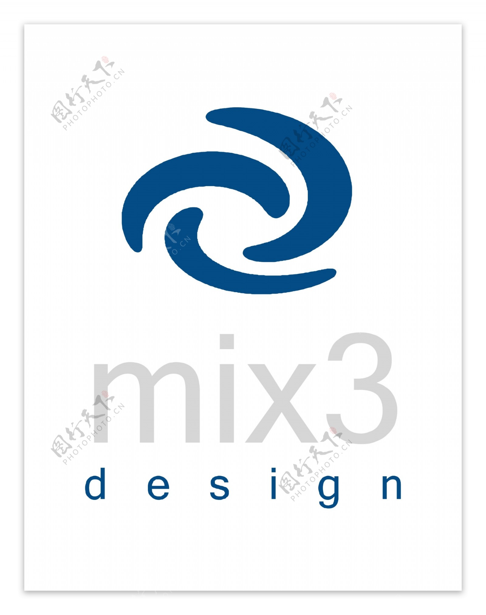 Mix3logo设计欣赏Mix3广告标志下载标志设计欣赏