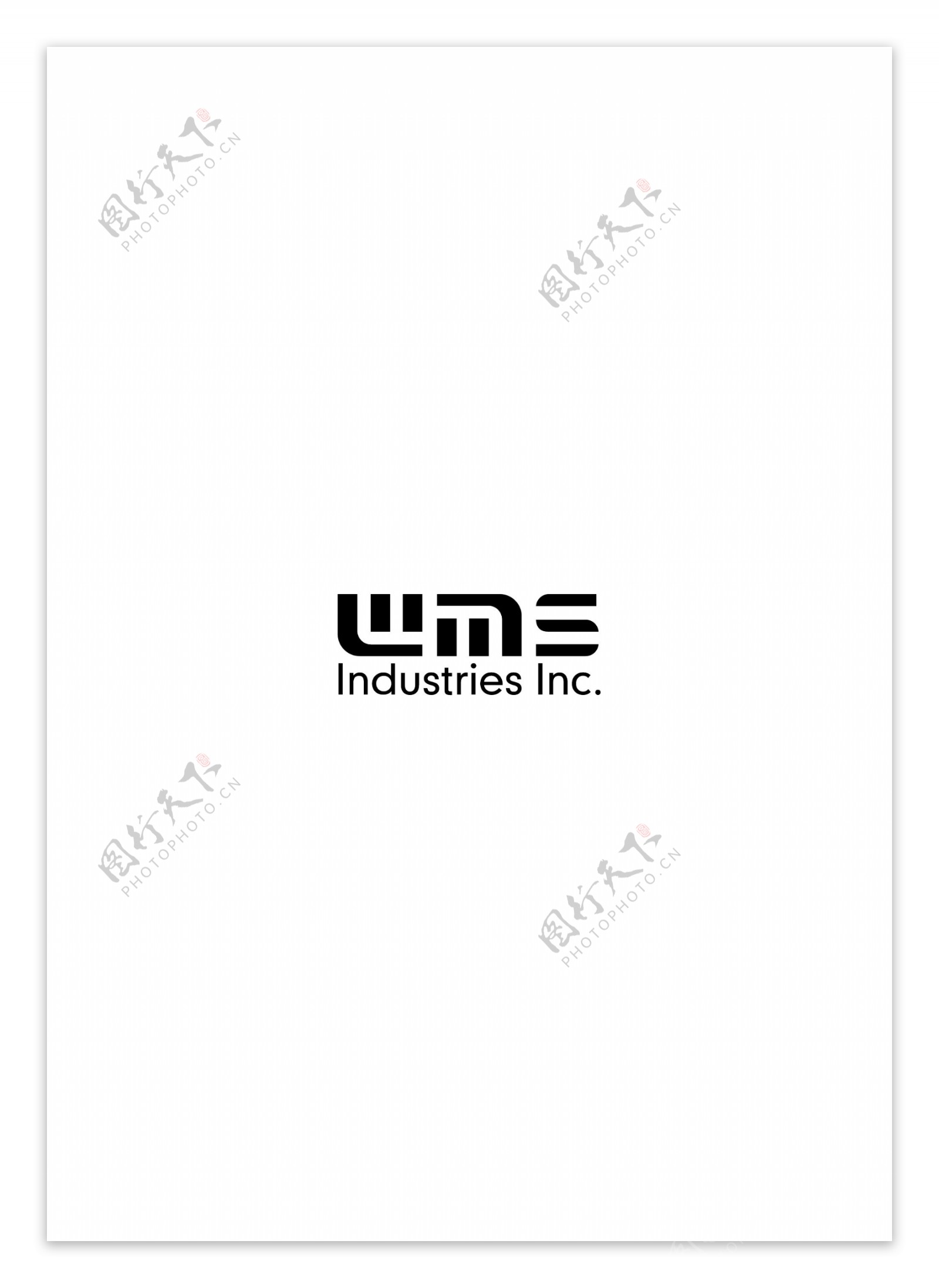 WMSIndustrieslogo设计欣赏WMSIndustries企业工厂LOGO下载标志设计欣赏