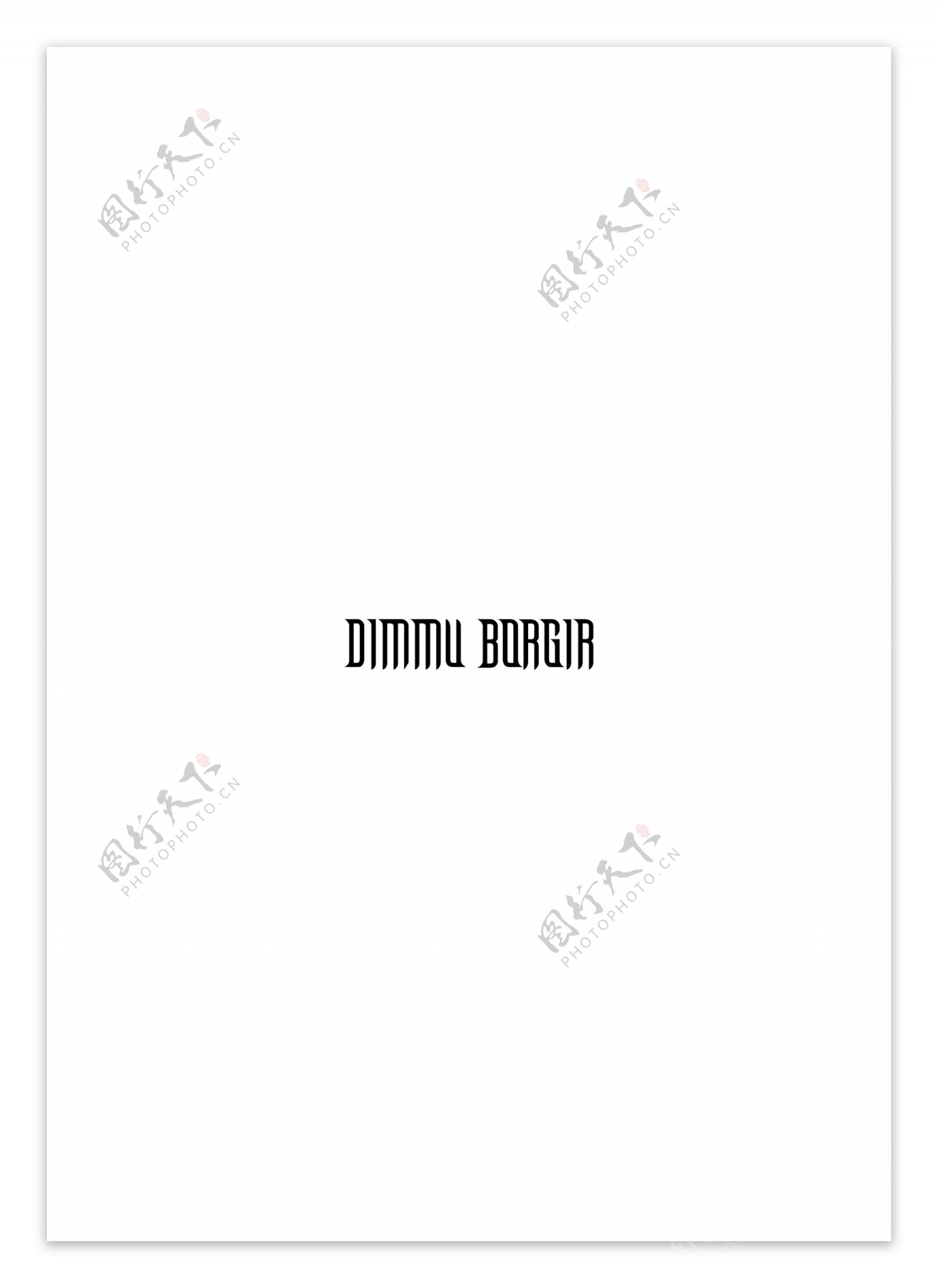 DimmuBorgirlogo设计欣赏DimmuBorgir摇滚乐队标志下载标志设计欣赏