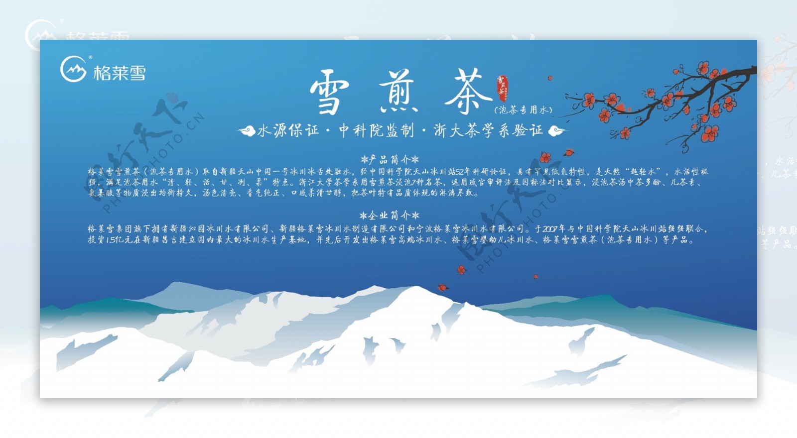 格莱雪展板图片