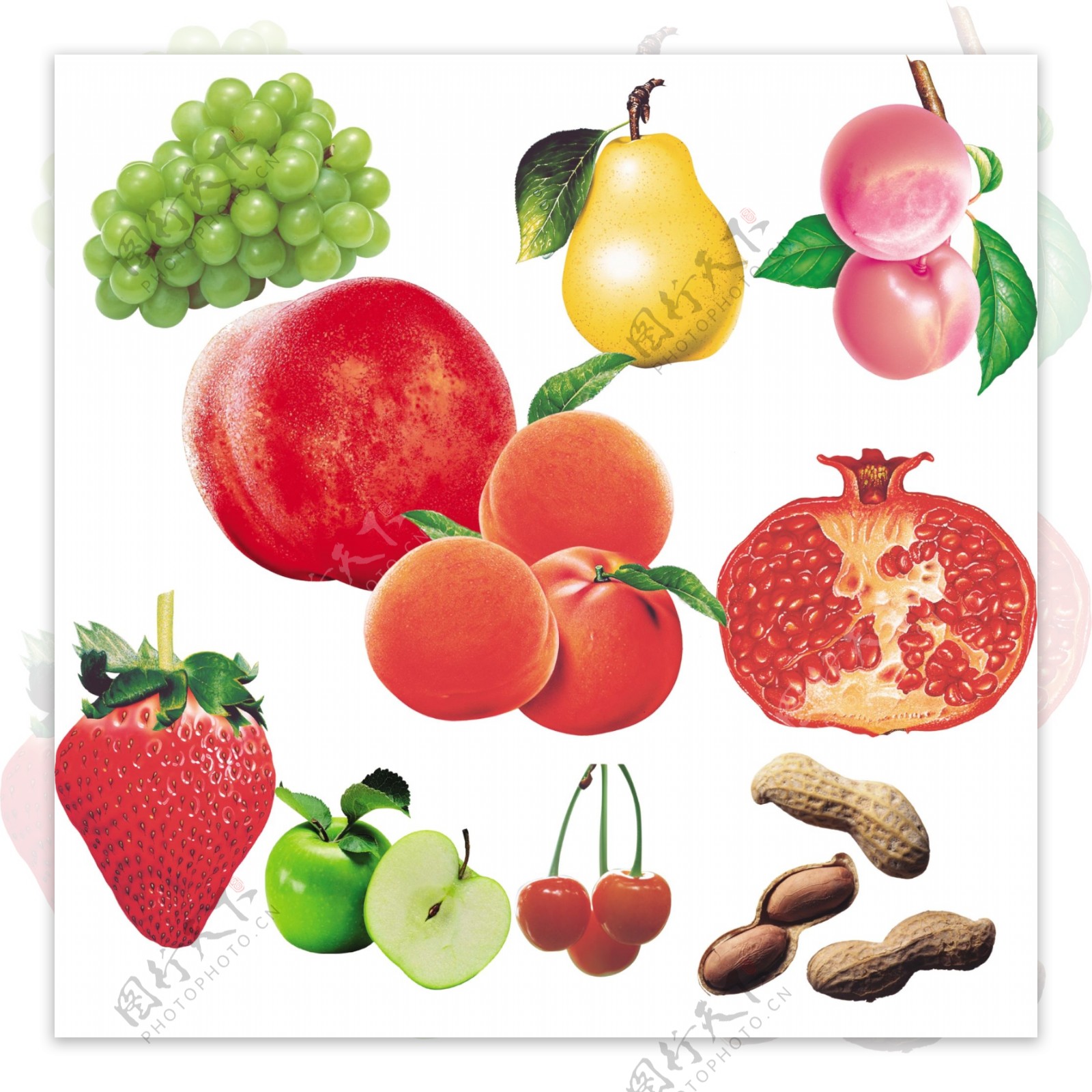 卡通水果食物图标素材免费下载 - 觅知网