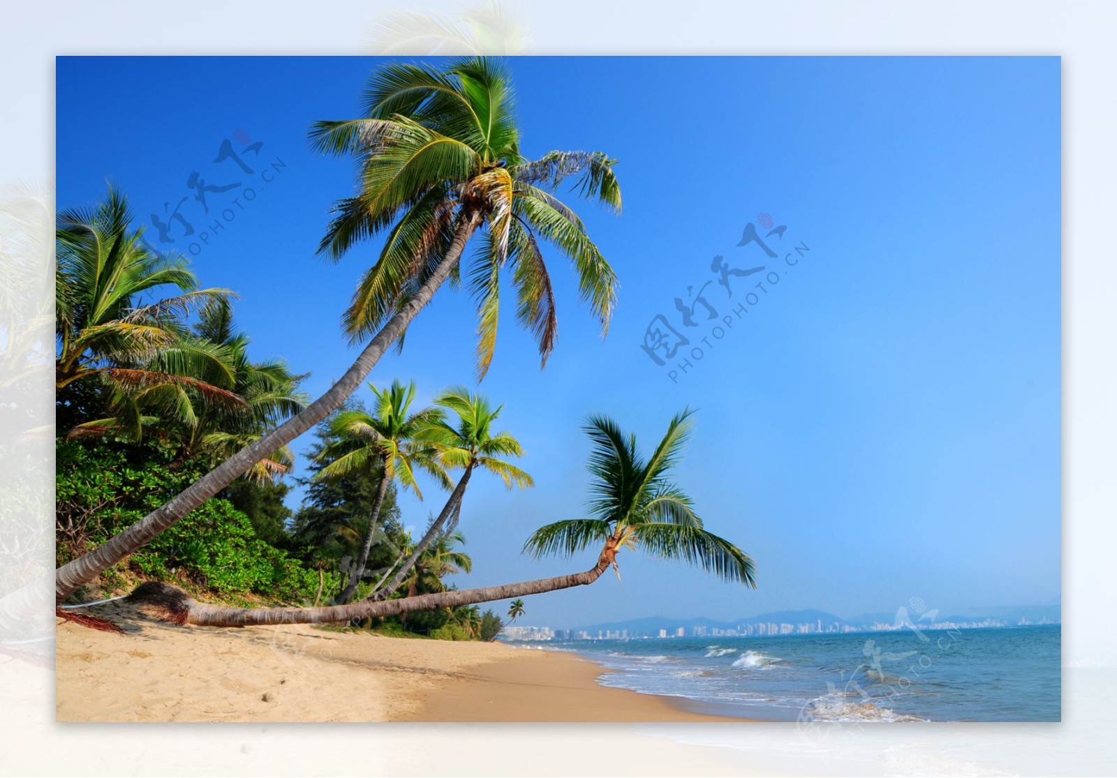 海南海边沙滩风景图片