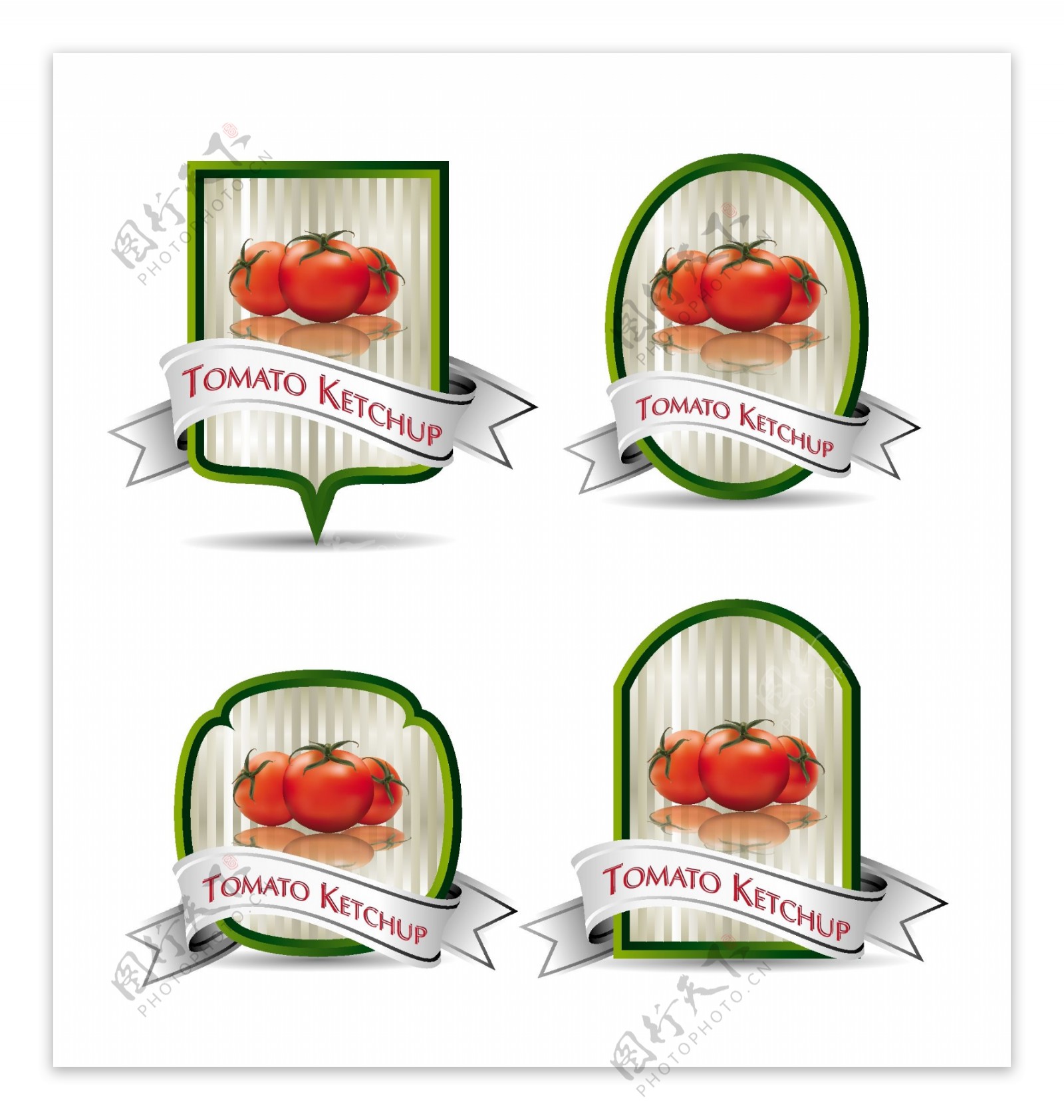 蕃茄标签西红柿图片