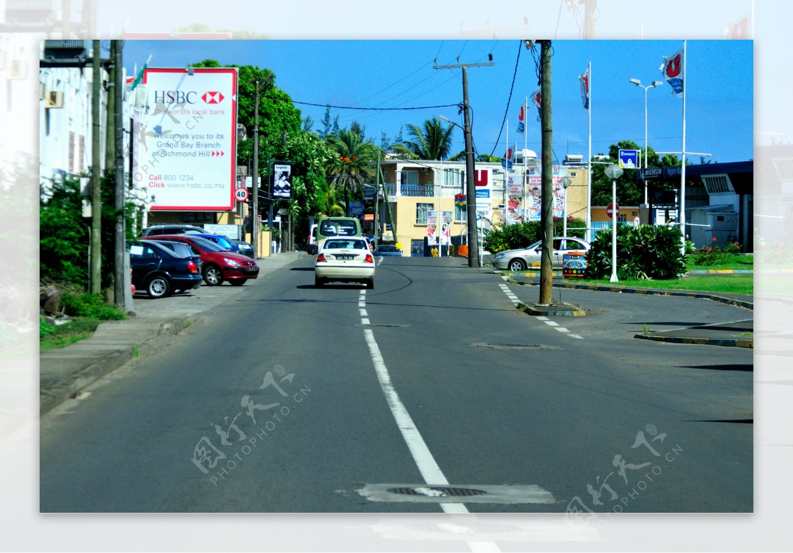 毛里求斯路易港街景图片