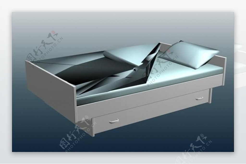 室内装饰设计3D模型之儿童床01