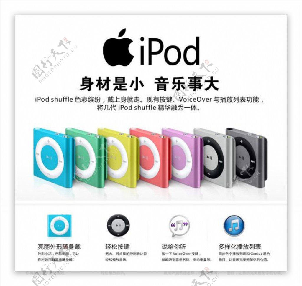iPod播放器海报