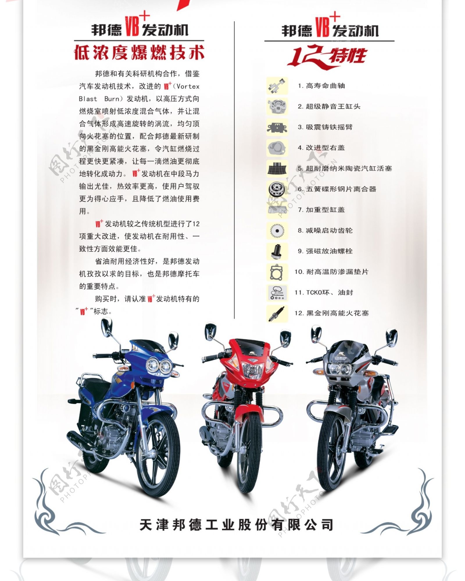 摩托车广告高清写真海报