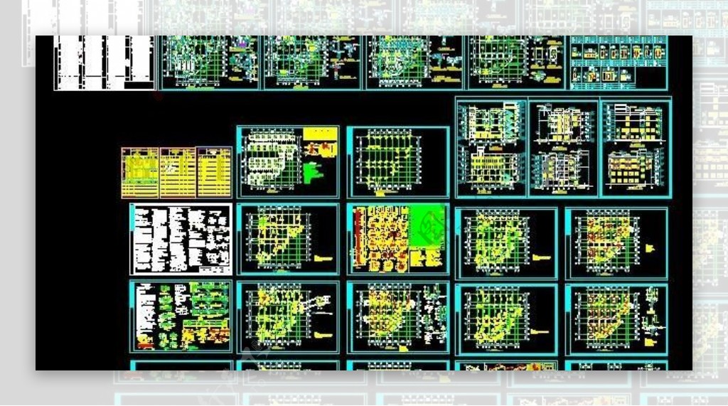 四层综合楼钢筋混凝土结构建筑设计施工图