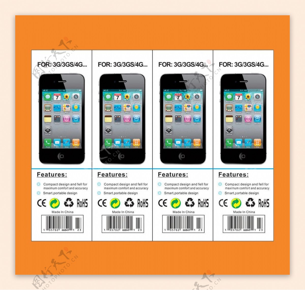 iphone标签设计图片