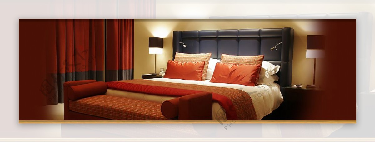酒店旅馆网页模板图片