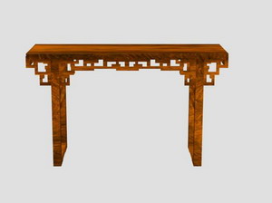 中式桌子3d模型家具效果图63