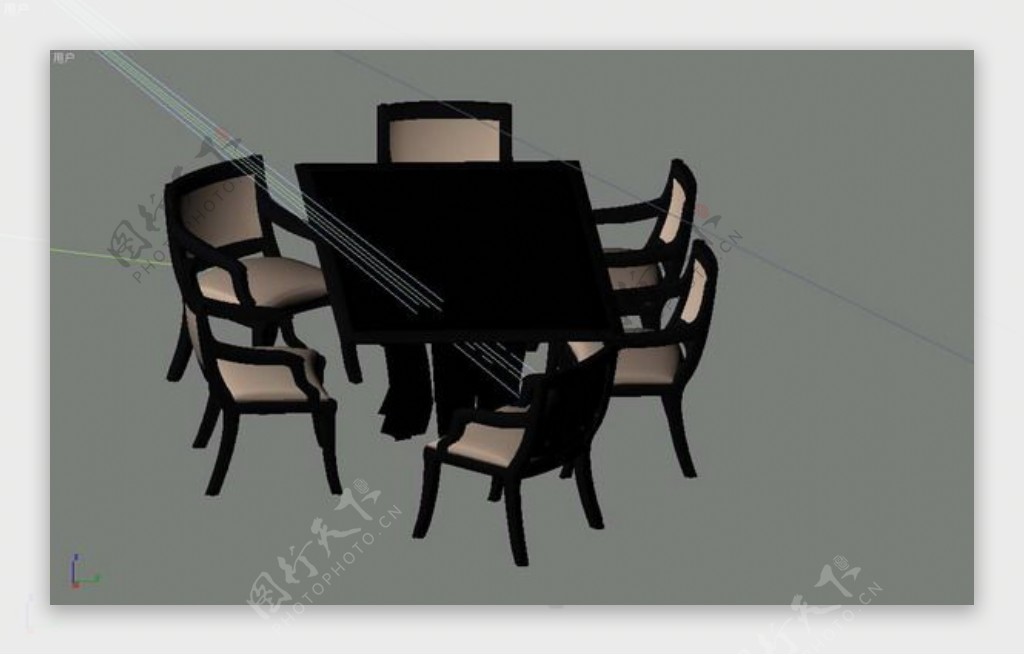 餐桌3d模型家具3d模型27