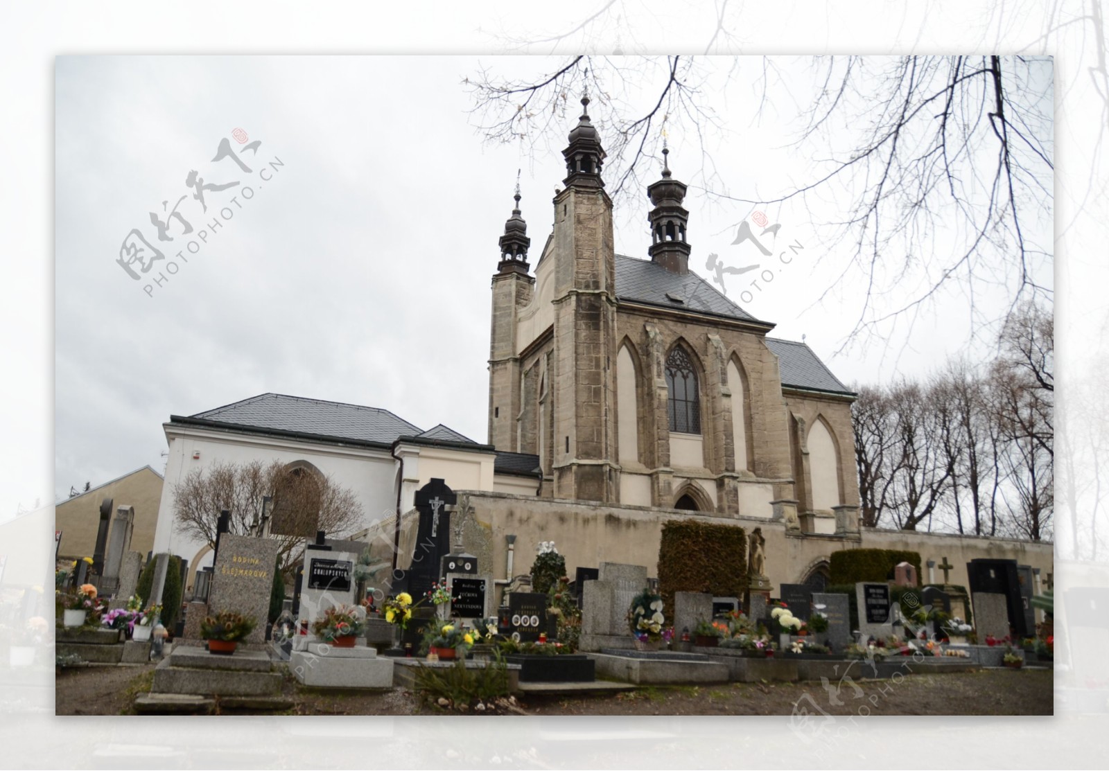 捷克人骨教堂及墓地图片