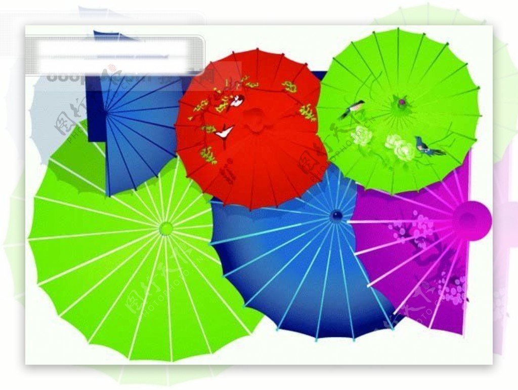 中国纸伞矢量素材伞矢量图传统图案矢量素材