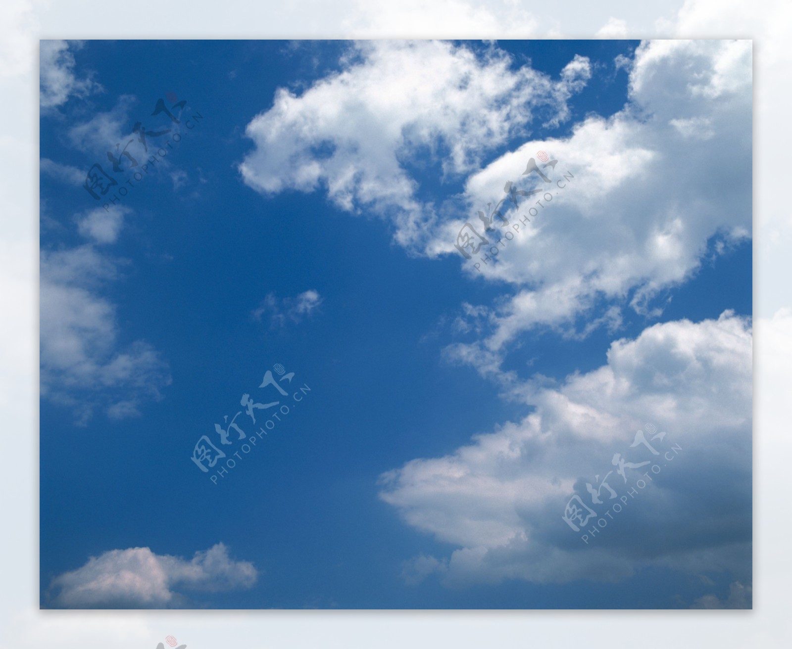 摄影自然景观天空云彩雨过天晴蓝天白云朵朵