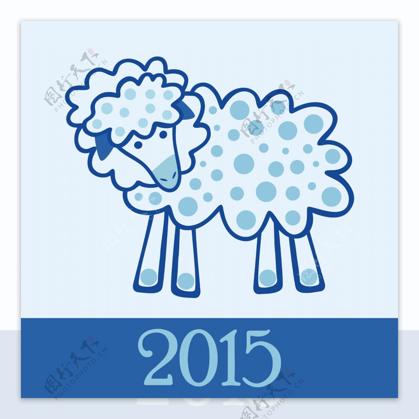 2015羊年卡通动物