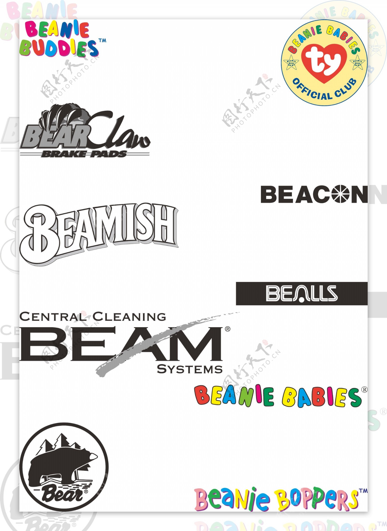 bea小熊logo标志图片